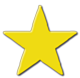 small gold star